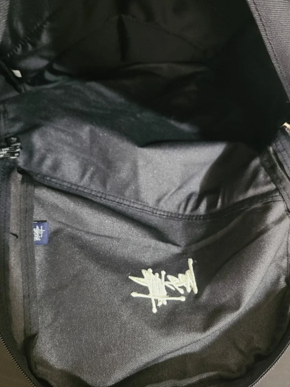 Stussy Nylon backpack Black Lightweight